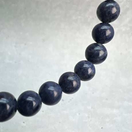 【天然サファイア】ブレスレット(7mm/内径16cm②/Sapphire Bracelet