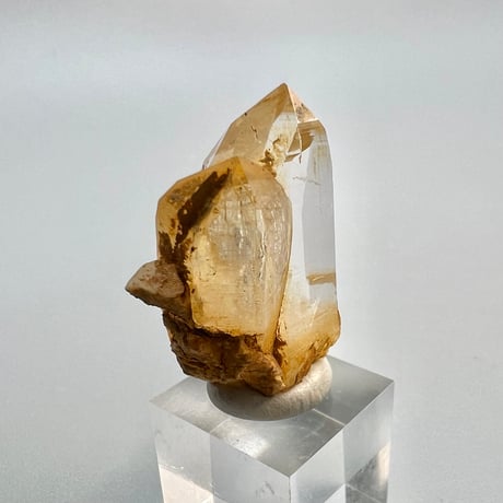 【ガネッシュヒマール産】天然ヒマラヤ水晶/Ganesh Himal Limonite in Himalayan Quartz
