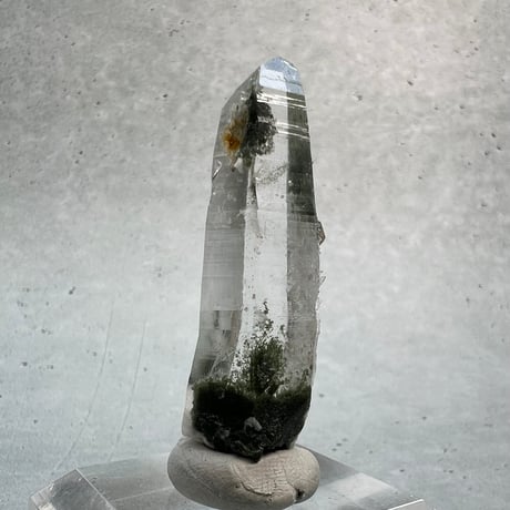 【ガネッシュヒマール産】クローライト&アクチノライトイン天然ヒマラヤ水晶/Ganesh Himal Chlorite&Actinorie in Himalayan Quartz