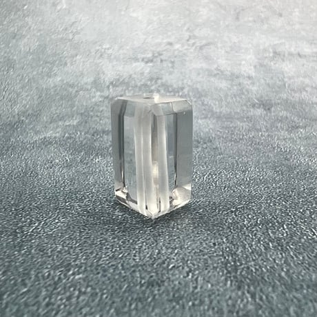 【ガネッシュヒマール産】天然ヒマラヤ水晶"手磨き加工"スクエアビーズ④/Ganesh Himal  Himalayan Quartz Square Beads