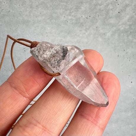 【カイラス産】天然ヒマラヤ水晶ペンダントトップ/Kailash Himalayan Quartz Pendant Top