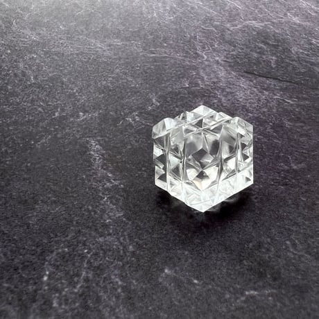 【マニハール産】 天然ヒマラヤ水晶"ピラミッドキューブ"⑥/Manihar Himalayan Quartz "Pyramid Cube"