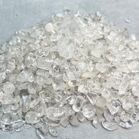 【 カイラス産天然ヒマラヤ水晶 】さざれ石(400g)/Kailash Himalayan  Quartz Stone Chips