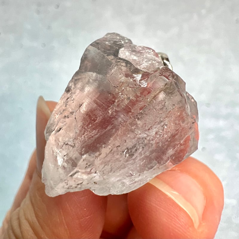 カイラス産】天然ヒマラヤ水晶バチカン付きペンダントトップ④/Kailash