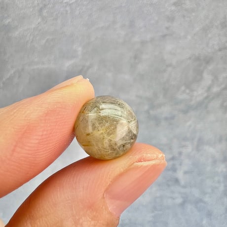 【ガネッシュヒマール産】アクチノライトイン天然ヒマラヤ水晶ビーズ⑧/Ganesh Himal Actinolite in Himalayan Quartz beads