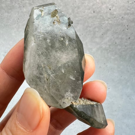 【ガネッシュヒマール産】クローライトイン天然ヒマラヤ水晶/Ganesh Himal Chlorite in Himalayan Quartz