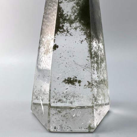 【ガネッシュヒマール産】クローライトイン天然ヒマラヤ水晶ポリッシュポイント/Ganesh Himal Chlorite in Himalayan Quartz Polish Poin