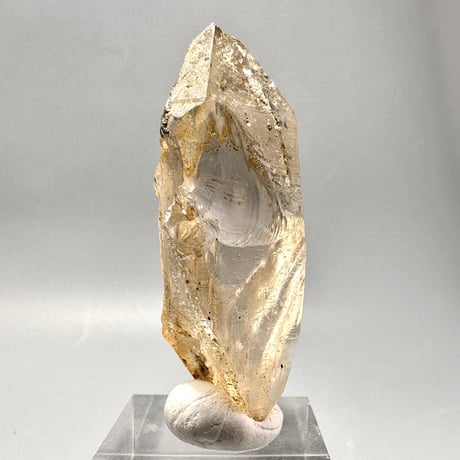 【ガネッシュヒマール産】リモナイトイン天然ヒマラヤ水晶 ① Ganesh Himal Limonite in Himalayan Quartz