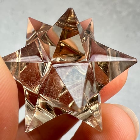 【ガウリシャンカール産】天然ヒマラヤスモーキークォーツ アステロイド①/Gaurishankar HimalayanSmoky Quartz "Asteroid"Super Markaba Star