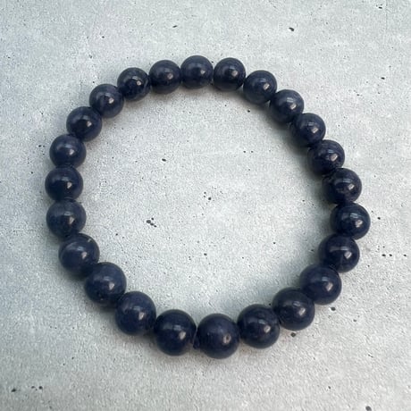 【天然サファイア】ブレスレット(6.8mm内径14cm)③/Sapphire Bracelet