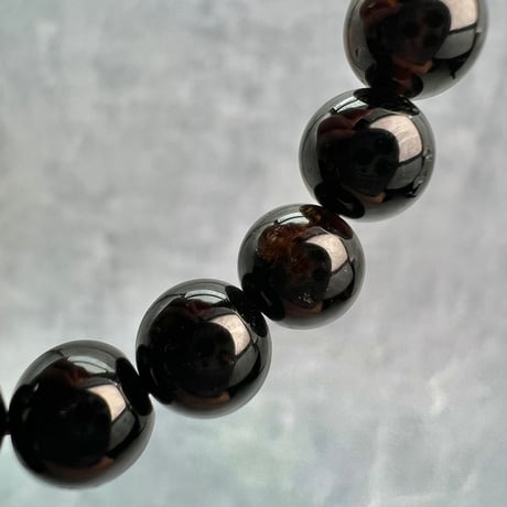 ネパール産🇳🇵ヒマラヤドラバイトトルマリン ブレスレット7mm内径16/Nepal Himalayan dravite tourmaline Bracelet