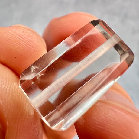 【ガウリシャンカール産】天然ヒマラヤスモーキークォーツ"手磨き加工"スクエアビーズ①/Gaurishankar Himalayan Smoky Quartz Square Beads
