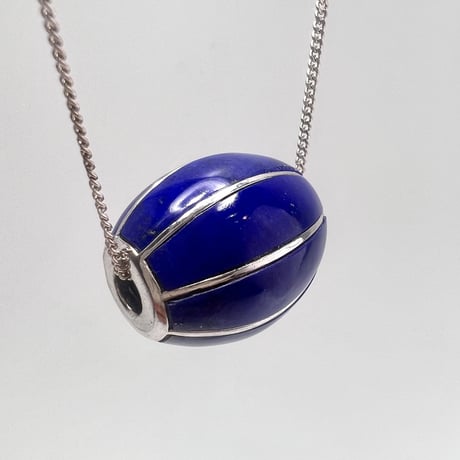 ラピスラズリ シルバーパーツ 樽型 / Lapis Lazuli Silver925 parts