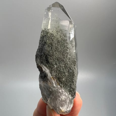 【ガネッシュヒマール産】クローライトイン天然ヒマラヤ水晶/Ganesh Himal Chlorite in Himalayan Quartz