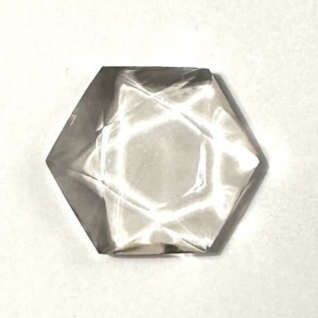 ガウリシャンカール産ヒマラヤスモーキークォーツ"ヘキサゴン六芒星" ルース4️⃣/Gaurishankar Himalayan Smoky Quartz