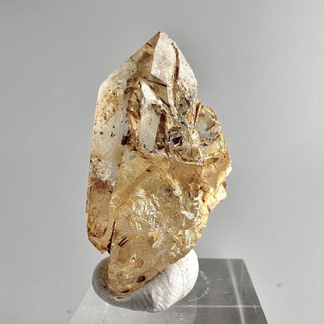 【ガネッシュヒマール産】リモナイト&バイオタイトイン天然ヒマラヤ水晶⑥/Ganesh Himal Limonite&Biotite in Himalayan Quartz