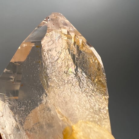【ガネッシュヒマール産】リモナイトイン天然ヒマラヤ水晶/Ganesh Himal Limonite in Himalayan Quartz