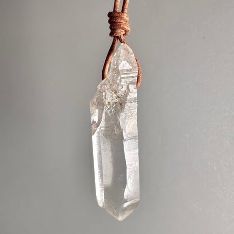 【ガネッシュヒマール産】天然ヒマラヤ水晶ペンダント/GaneshHimal Natural Pendant