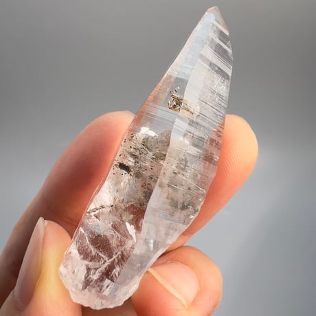 【ガネッシュヒマール産】クローライトイン天然ヒマラヤ水晶/Ganesh Himal Chlorite in Himalayan Quartz