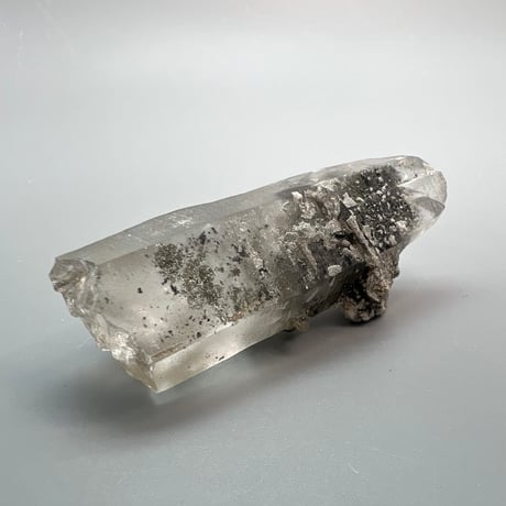 大特価【ガネッシュヒマール産】クローライトイン天然ヒマラヤ水晶⑫/Ganesh Himal Chlorite in Himalayan Quartz