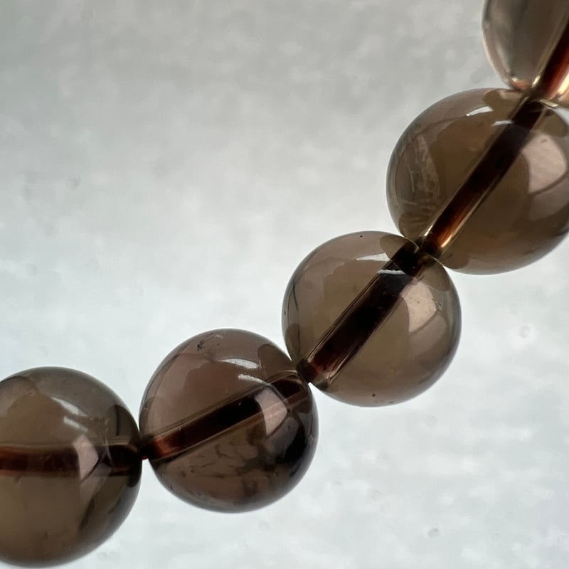 ガウリシャンカール産】天然ヒマラヤスモーキークォーツブレスレット