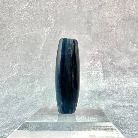 【ハイクオリティ】ネパール産天然ヒマラヤカイヤナイト バレルビーズ①/Nepal﻿ Himalayan Kyanite﻿ Barrel Beads
