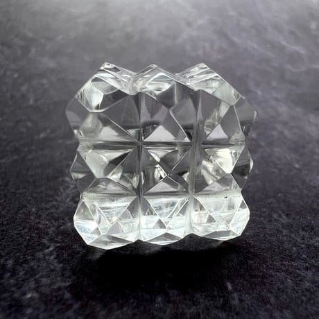 【マニハール産】 天然ヒマラヤ水晶"ピラミッドキューブ"⑧/Manihar Himalayan Quartz "Pyramid Cube"