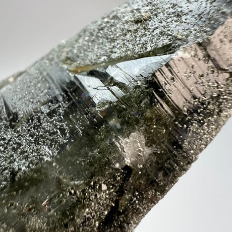 大特価【ガネッシュヒマール産】クローライトイン天然ヒマラヤ水晶❸/Ganesh Himal Chlorite in Himalayan Quartz