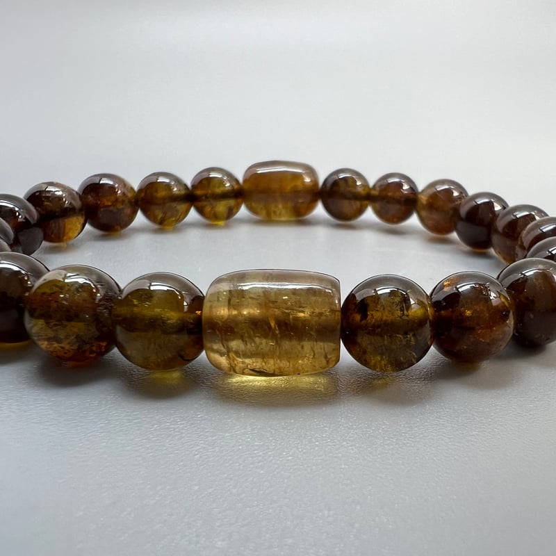 デザインブレスレット】ネパール産ヒマラヤドラバイトトルマリン/Nepal