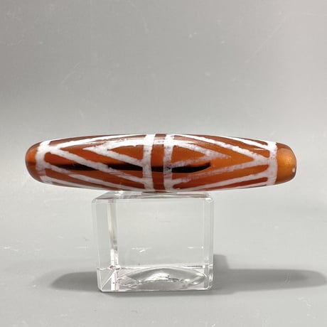 天珠 （めのう）/ カーネリアン ⑦ Dzi Beads Carnelian