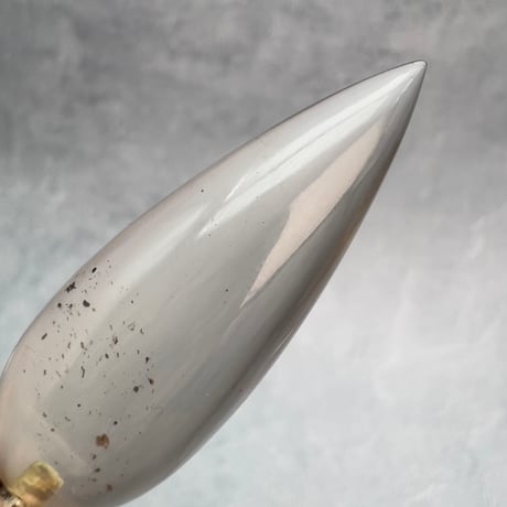 【ガウリシャンカール産】天然ヒマラヤスモーキークォーツ"手磨き加工"ペンダント/ペンデュラム/Gauri Shankar Himalayan Smoky Quartz pendant Pendulum