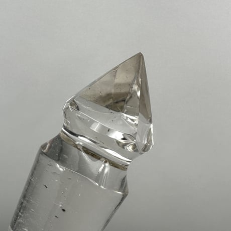 【ガネッシュヒマール産】天然ヒマラヤ水晶"手磨き加工"ペンデュラム(カット)/Ganesh Himal Himalayan Quartz Pendulum(Cut)