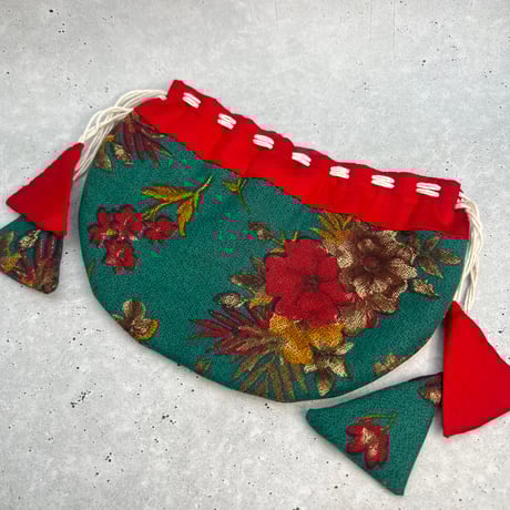 "Thaili" handmade in Nepal🇳🇵C-①〜⑧ "タイリ(巾着袋)"ネパール産ハンドメイド