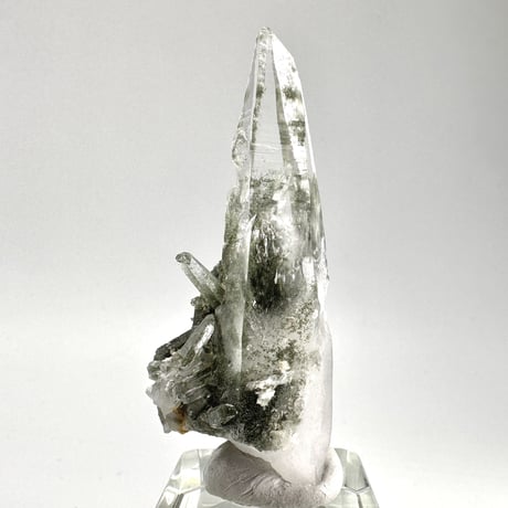 【ガネッシュヒマール産】クローライトイン天然ヒマラヤ水晶ナチュラルポイント3️⃣ Ganesh Himal Chlorite in Himalayan Quartz Natural Point