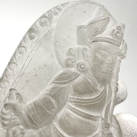 【ガネッシュヒマール産】天然ヒマラヤ水晶 "パドマサンバヴァ"仏像/ Ganesh himal himalayan quartz  "Padmasaṃbhava"