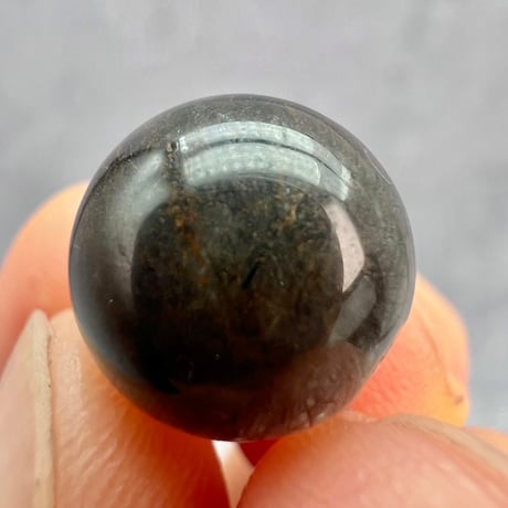 【ガネッシュヒマール産】アクチノライトイン天然ヒマラヤ水晶ビーズ⑩/Ganesh Himal Actinolite in Himalayan Quartz beads