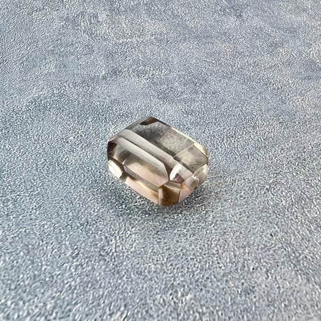 【ガウリシャンカール産】天然ヒマラヤスモーキークォーツ"手磨き加工"スクエアビーズ②/Gaurishankar Himalayan Smoky Quartz Square Beads