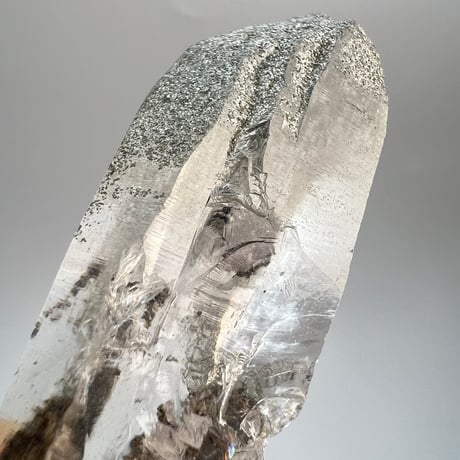 【ガネッシュヒマール産】クローライトイン天然ヒマラヤ水晶/GaneshHimal Chlorite in Himalayan Quartz
