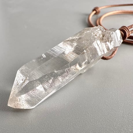 【ガネッシュヒマール産】天然ヒマラヤ水晶ペンダント/GaneshHimal Natural Pendant