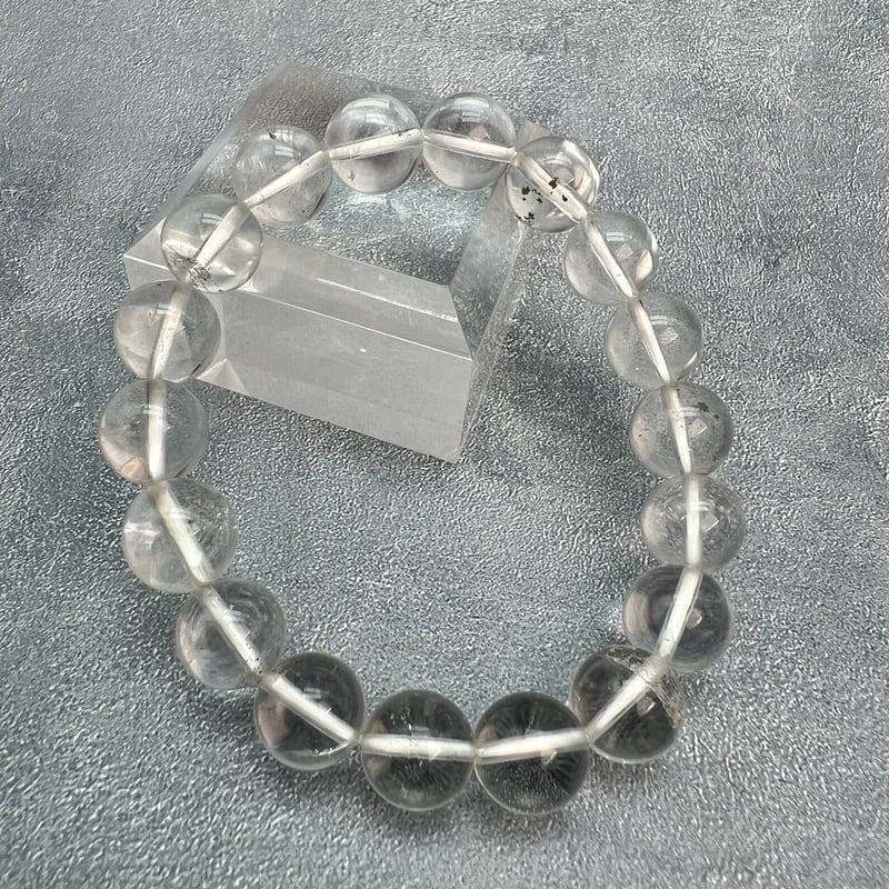 究極品質　秘蔵放出　ヒマラヤ幻の聖山　カイラス水晶の手磨き大珠ブレス　14.2㎜ 究極品質 秘蔵放出 ヒマラヤ幻の聖山 カイラス水晶の手磨き大珠