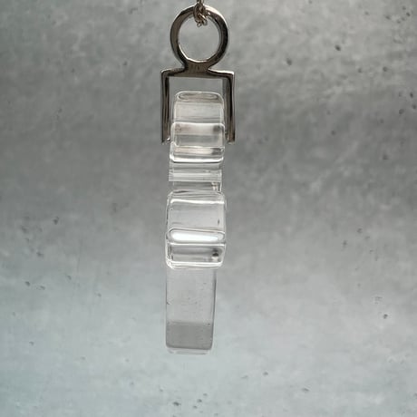 【ガネッシュヒマール産】天然ヒマラヤ水晶クロスペンダントトップ⑨/Ganesh Himal Himalayan Quartz Cross Pendant Top