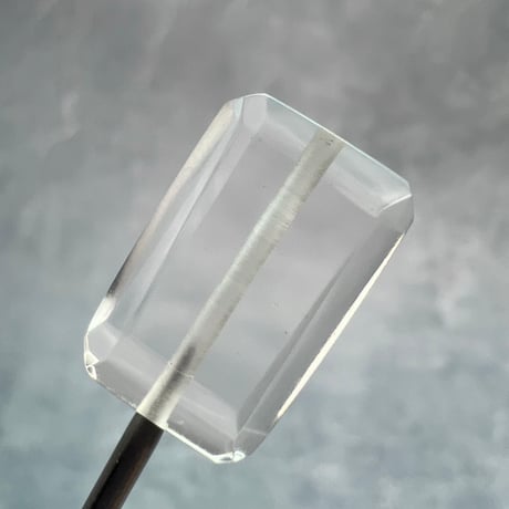 【ガネッシュヒマール産】天然ヒマラヤ水晶"手磨き加工"スクエアビーズ⑥/Ganesh Himal  Himalayan Quartz Square Beads