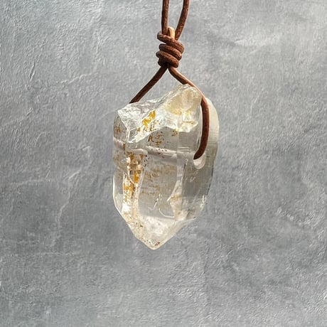 【ガネッシュヒマール産】天然ヒマラヤ水晶ペンダント③/GaneshHimal Natural Himalayan Quartz Pendant