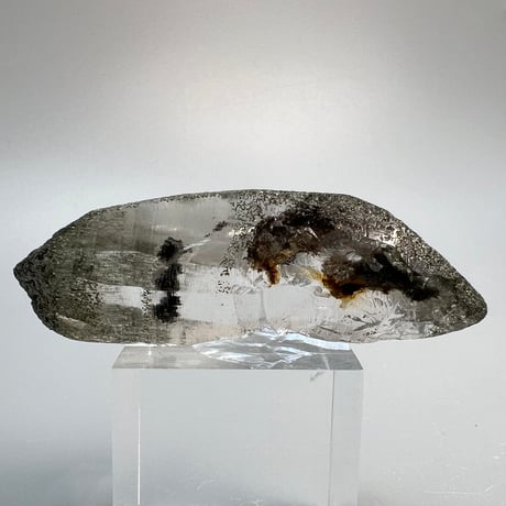 【ガネッシュヒマール産】クローライトイン天然ヒマラヤ水晶/GaneshHimal Chlorite in Himalayan Quartz