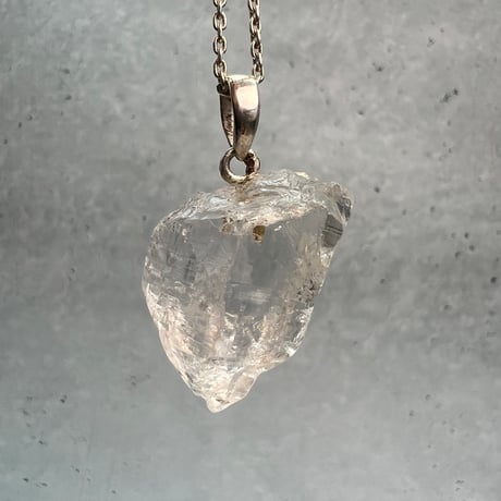 【カイラス産】天然ヒマラヤ水晶バチカン付きペンダントトップ⑥/Kailash Himalayan Quartz Pendant Top