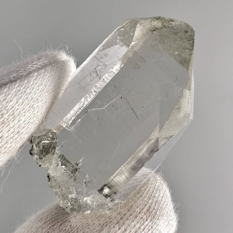 【ガネッシュヒマール産】クローライトイン天然ヒマラヤ水晶ミニポイント"CC"/Ganesh Himal Chlorite in Himalayan Quartz Mini Point