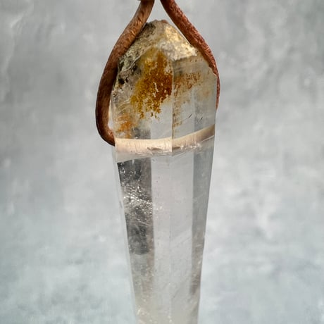 【ガネッシュヒマール産】天然ヒマラヤ水晶ペンダント⑤/GaneshHimal Natural Himalayan Quartz Pendant
