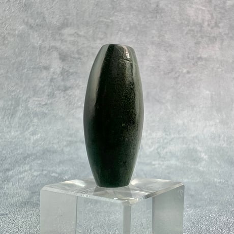 【ガネッシュヒマール産】クローライトイン天然ヒマラヤ水晶 樽型ビーズ⑩/Ganesh Himal Chlorite in Himalayan Quartz barrel beads