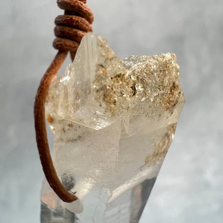 【ガネッシュヒマール産】天然ヒマラヤ水晶ペンダント⑨/GaneshHimal Natural Himalayan Quartz Pendant