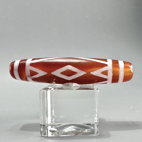 天珠 （めのう）/ カーネリアン ⑤ Dzi Beads Carnelian